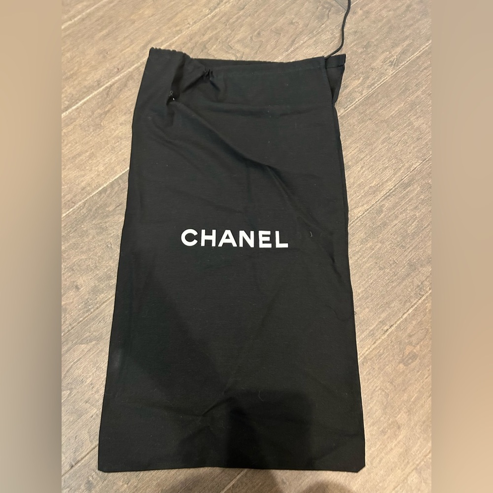 Chanel drawstring bag 21” by 11 1/2”